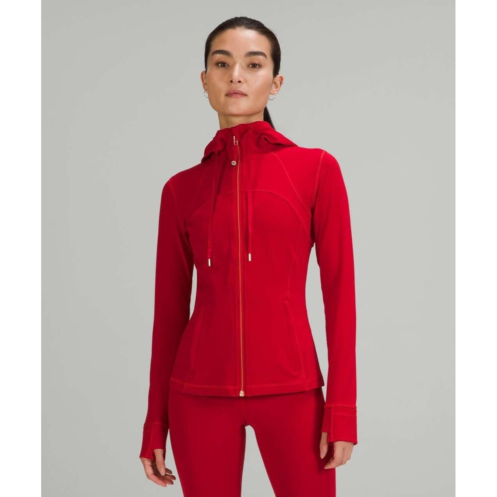 Lululemon Lunar New Year Hooded Define Jacket Size 6 Dark Red Nulu RARE!